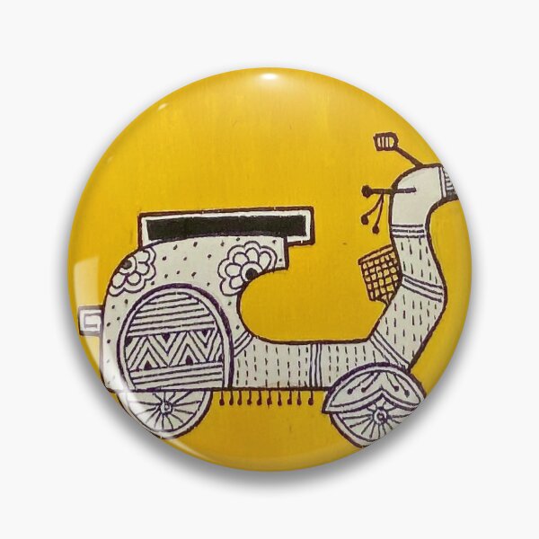 Item preview, Scooty/Scooter Indi Pop Art designed and sold by with-anugraha.