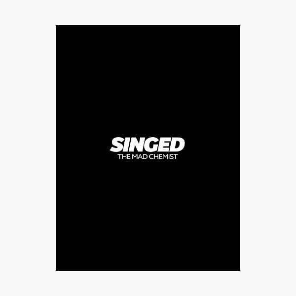 Item preview, Singed "The Mad Chemist" | White Text designed and sold by agsduy.