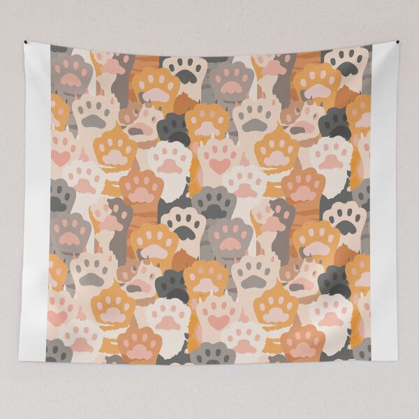 Item preview, Funny Cats paw pattern cute kitten foot gifts for cat lovers designed and sold by HichamMissiame.