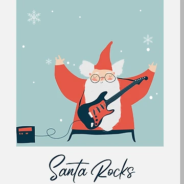 Artwork thumbnail, Santa Rocks! by InfiniteeShop