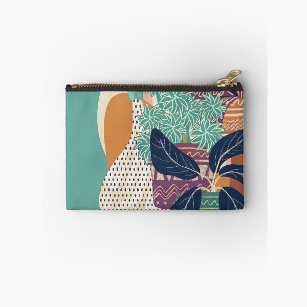 Item preview, Hamptons style potted plant abstract collage. designed and sold by LaBellCreative.