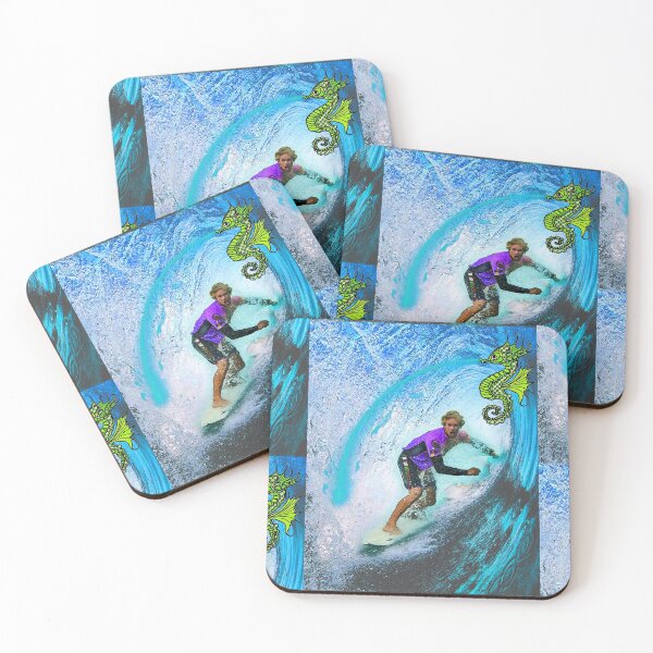 Item preview, espdzines surf seahorse. designed and sold by EspDzines.