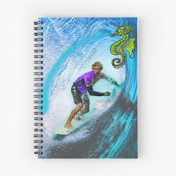 Item preview, espdzines surf seahorse. designed and sold by EspDzines.