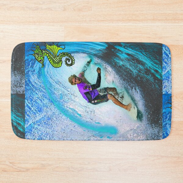 Item preview, espdzines surf seahorse. designed and sold by EspDzines.