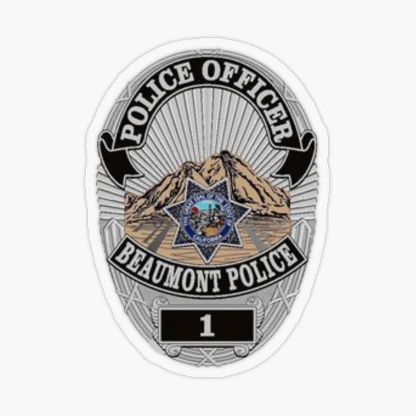 Beaumont California Police Badge