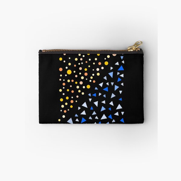 Item preview, Yellow Circles Blue Triangles Simple Shapes designed and sold by artfulnotebook.