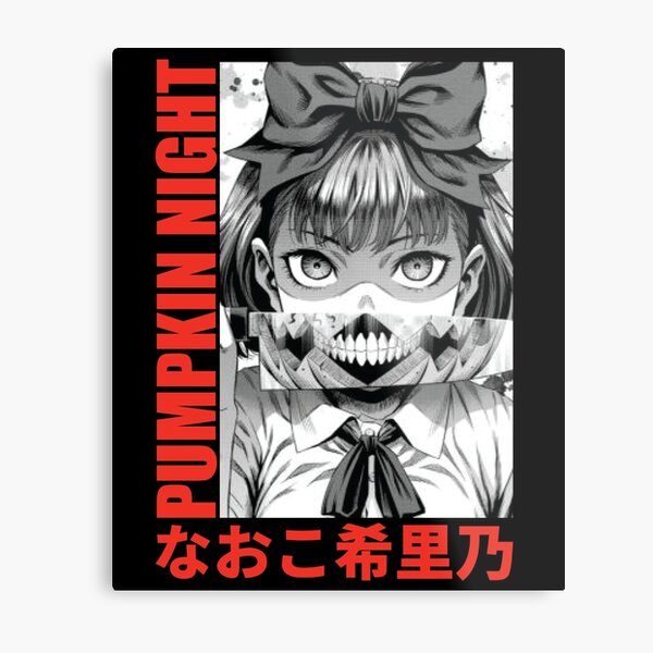 Naoko Kirino Pumpkin Night Anime Metal Print For Sale By Baka Husbando Redbubble
