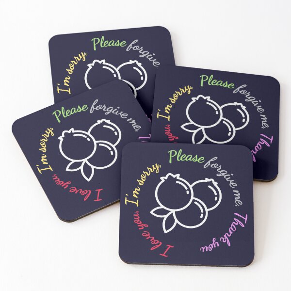 Item preview, Blueberries Ho'oponopono Cleaning Tool - I love you I'm sorry Please forgive me Thank You designed and sold by UniverseStelar.