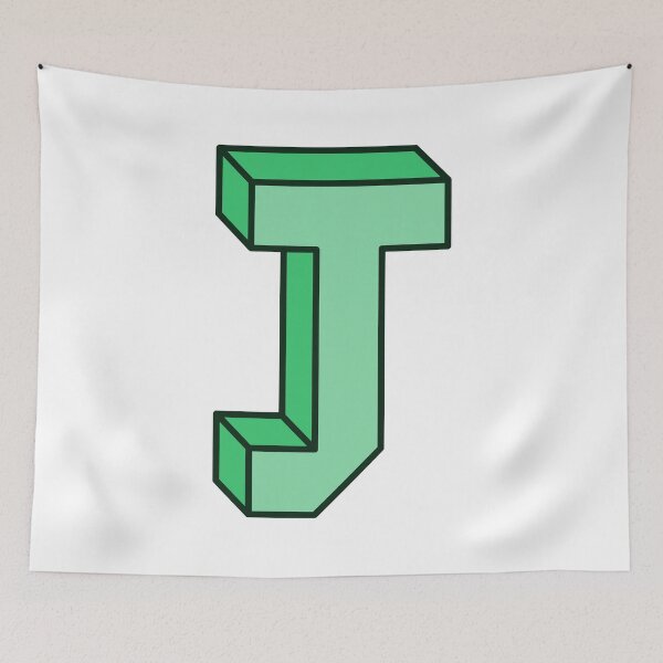 Item preview, Block Letter J designed and sold by RinozaRose.