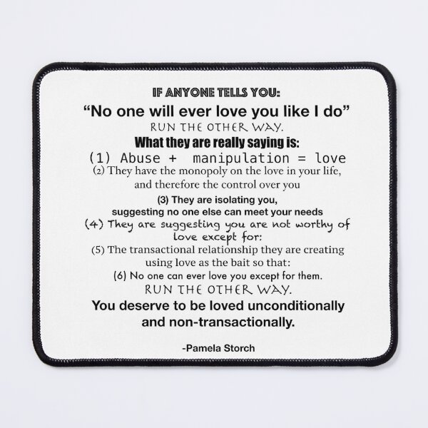 Item preview, No One Will Ever Love You Like I Do Quote designed and sold by Pamela Storch.