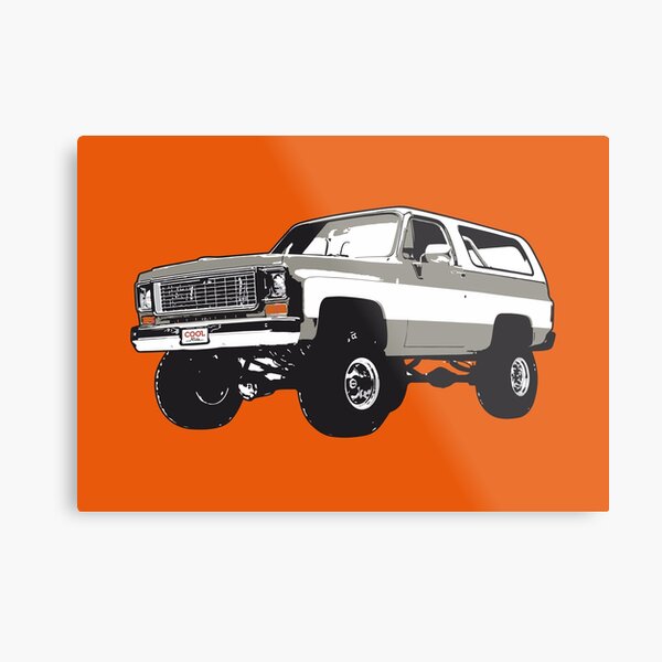 70's Grey K4x4 Metal Print