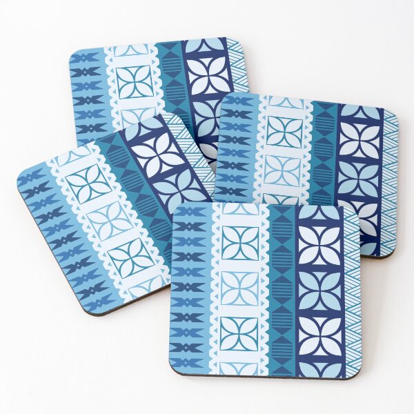 Item preview, Pasifika Alisi Pattern - Blues designed and sold by lolomastudio.