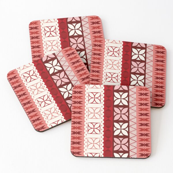 Item preview, Pasifika Alisi Pattern - Red designed and sold by lolomastudio.