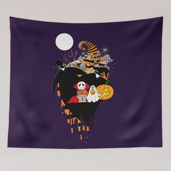 Item preview, HAPPY HALLOWEEN - DARK NIGHT designed and sold by ACAFUCA.