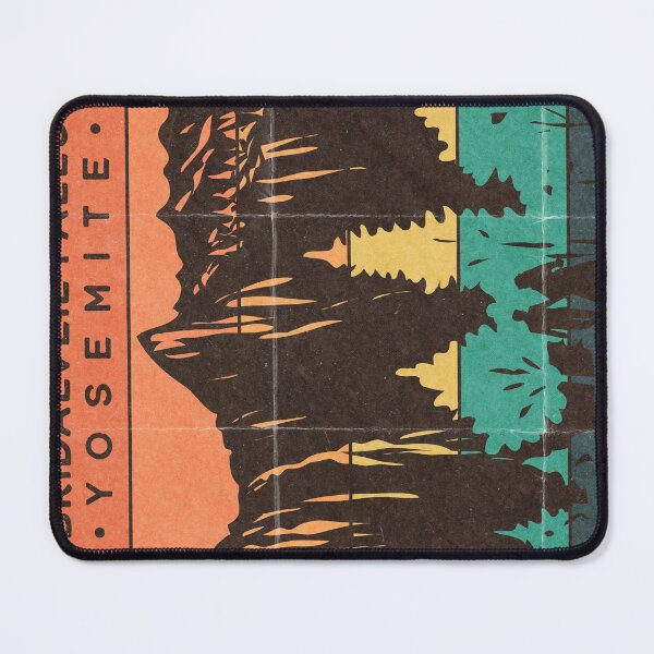 Item preview, Bridalveil Falls Yosemite National Park - Retro Sunset designed and sold by JordanHolmes.
