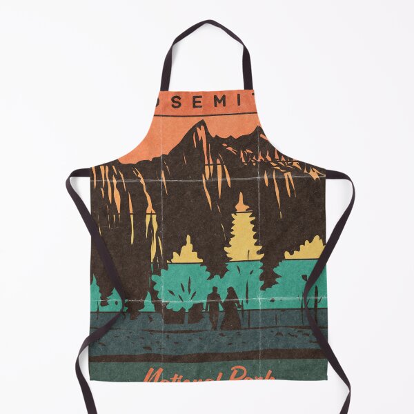 Item preview, Bridalveil Falls Yosemite National Park - Retro Sunset designed and sold by JordanHolmes.