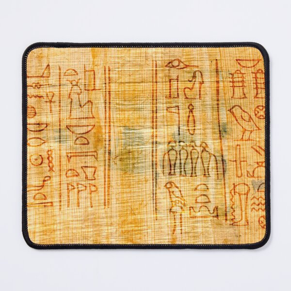 Item preview, Egyptian papyrus with hieroglyphs, manuscript from The Karnak temple, Luxor, Egypt. designed and sold by MysticaLink.