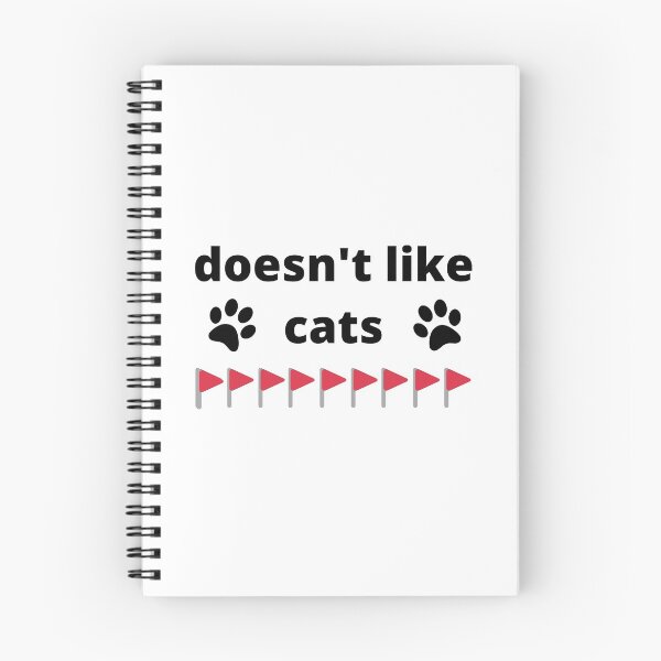 Item preview, Red Flag Meme Trend Doesn't Like Cats designed and sold by appareltolove.