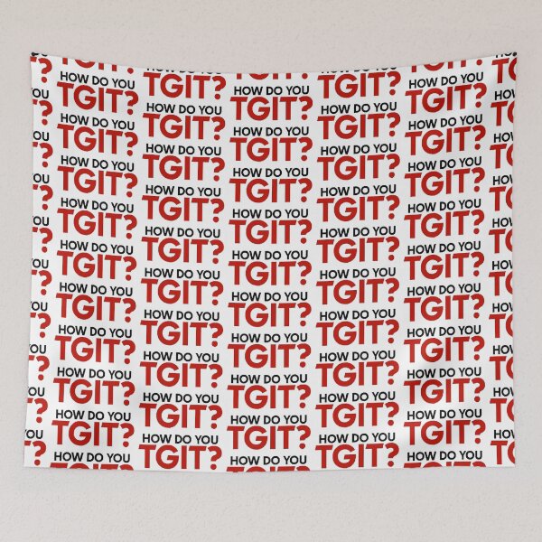 Item preview, How Do You #TGIT? designed and sold by itsmebecca.
