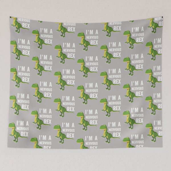 Item preview, I'm A Nervous Rex, Funny T-Rex Pun. designed and sold by GulQari.