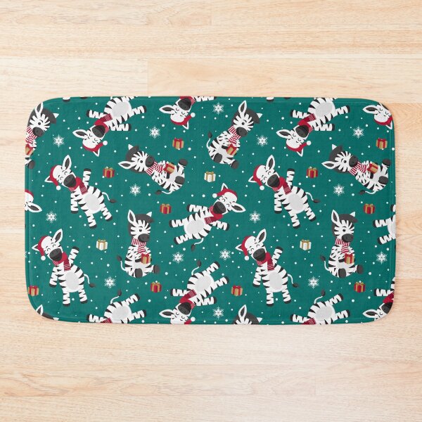 Item preview, Santaclaus zebra and snow pattern designed and sold by urban-color.