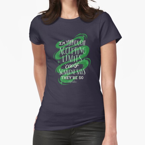 Item preview, Wicked Defying Gravity Elphaba Musical Quote designed and sold by Kit Cronk.