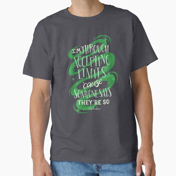 Vista previa del artículo con la obra «Cita musical de Wicked desafiando la gravedad Elphaba», diseñado y vendido por Kit Cronk.