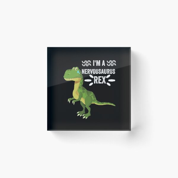 Item preview,   I'm A Nervous Rex, Funny T-Rex Pun. designed and sold by GulQari.