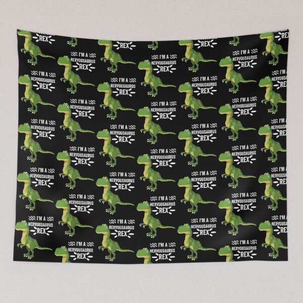 Item preview,   I'm A Nervous Rex, Funny T-Rex Pun. designed and sold by GulQari.