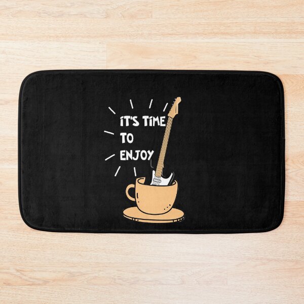 Item preview, guitar and coffee designed and sold by Made-By-Art.