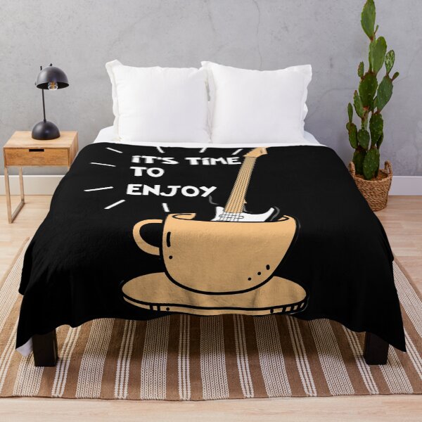 Item preview, guitar and coffee designed and sold by Made-By-Art.