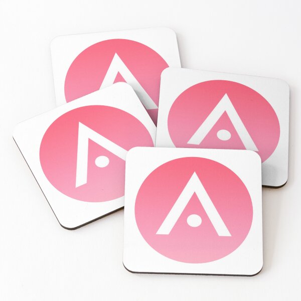 Item preview, Bright Pink Ombré Aveda Logo designed and sold by Dalaura.