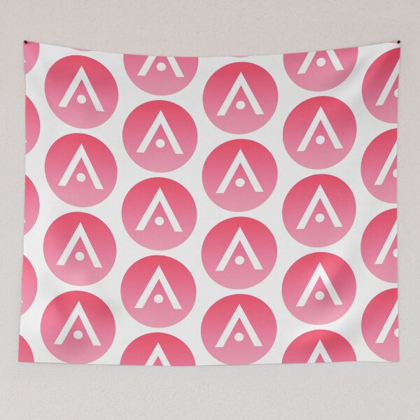 Item preview, Bright Pink Ombré Aveda Logo designed and sold by Dalaura.