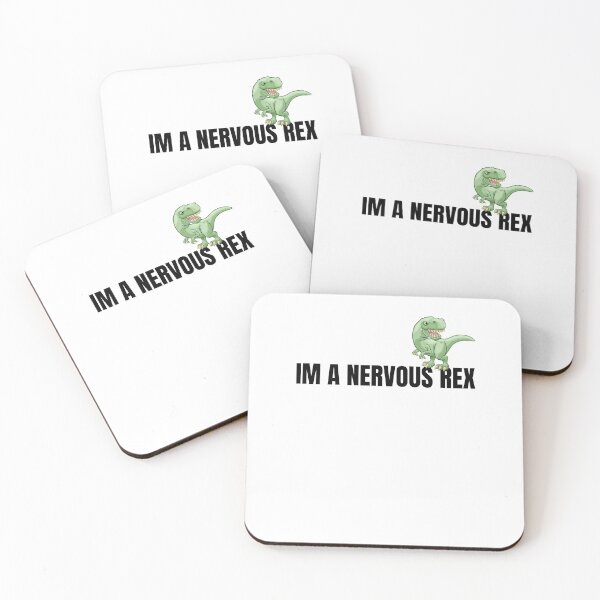 Item preview,   I'm A Nervous Rex, Funny T-Rex Pun. designed and sold by GulQari.