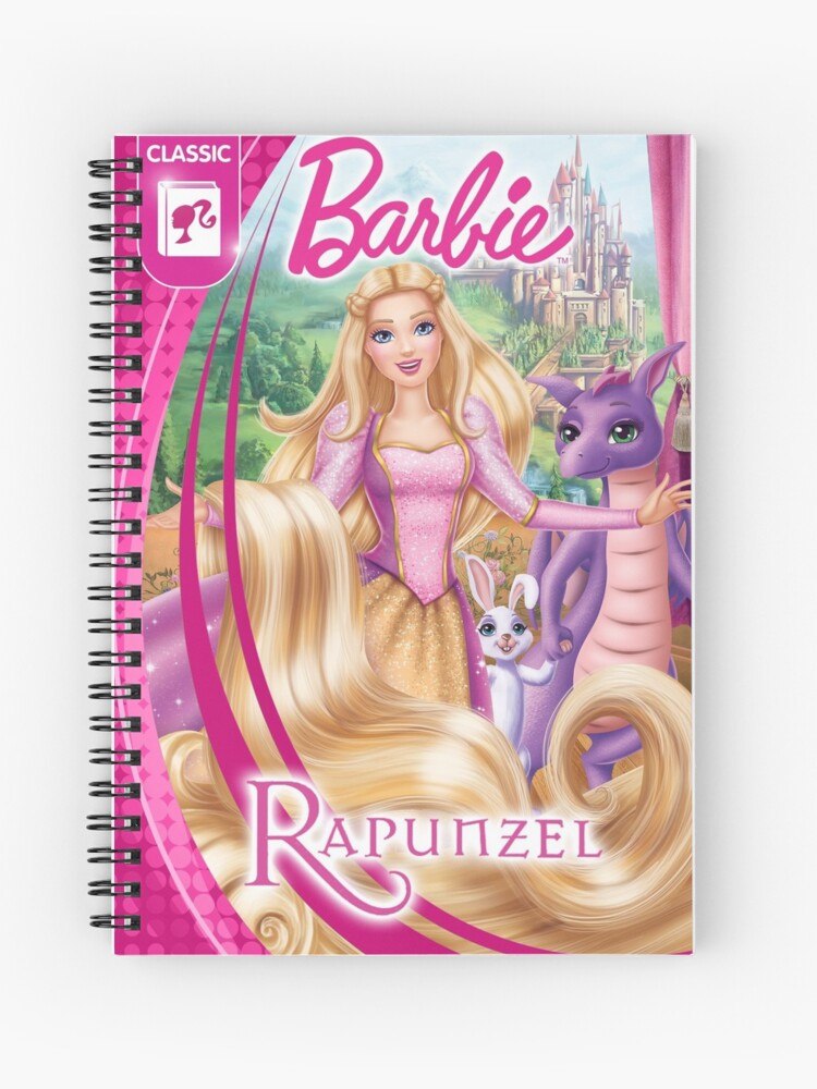Groenten sociaal Omhoog gaan Barbie As Rapunzel 2" Spiral Notebook for Sale by 90sLoveLove | Redbubble