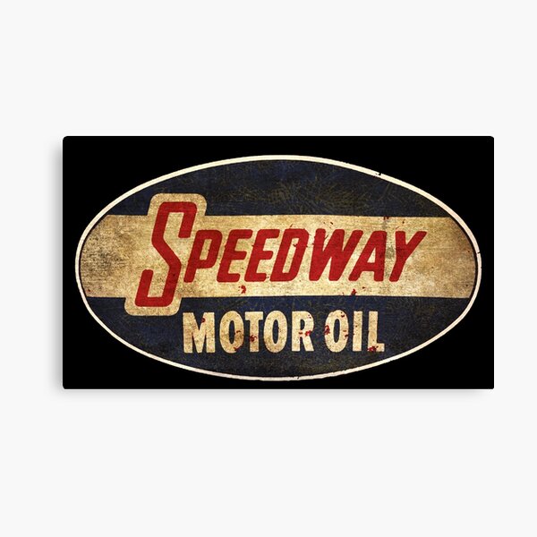Speedway Motoröl USA Leinwanddruck