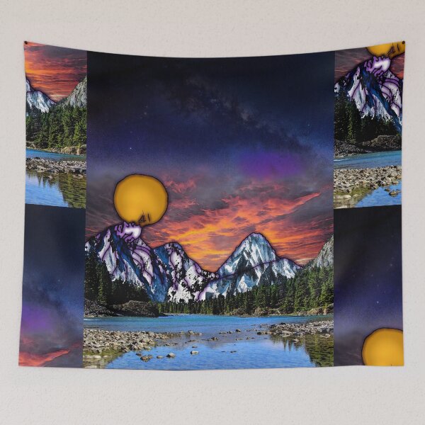 Item preview, espdzines Sundown and Gaia's last kiss of the day. designed and sold by EspDzines.