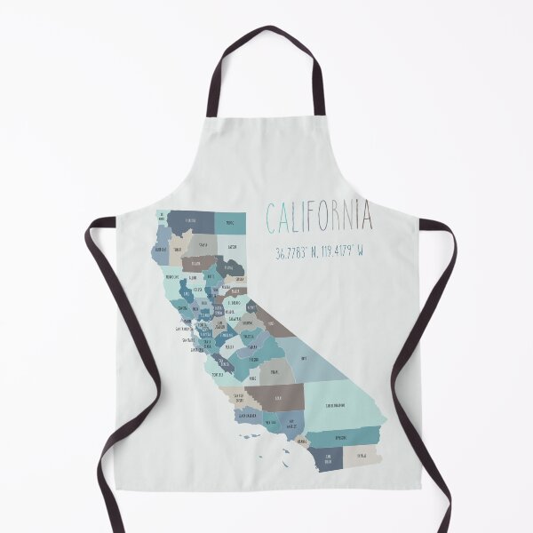 Item preview, California Map designed and sold by UrbanEpiphany.