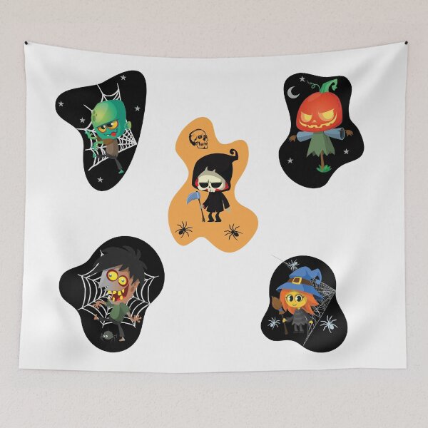 Item preview, Blood Curdling Monsters of Halloween - Cute Halloween  designed and sold by Vero De.