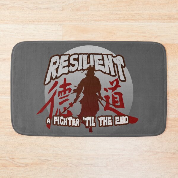 Item preview, Resilient, Fighting 'til the End (Samurai Warrior Theme) designed and sold by Tatzki-Design.