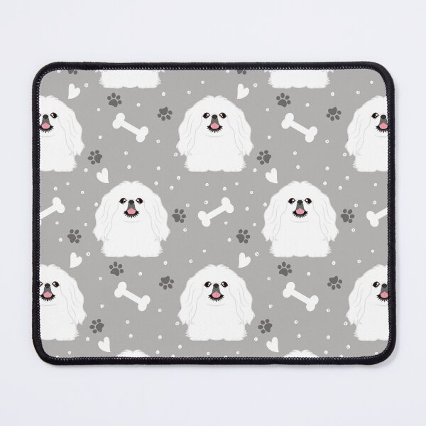 Item preview, Cute White Pekingese Peke designed and sold by Lulupainting.
