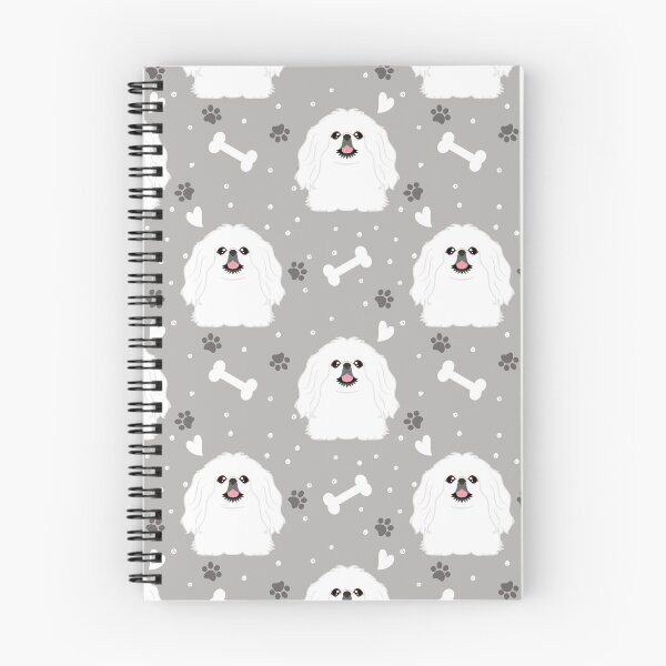 Item preview, Cute White Pekingese Peke designed and sold by Lulupainting.