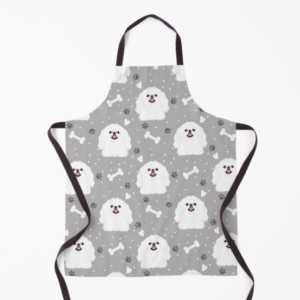 Item preview, Cute White Pekingese Peke designed and sold by Lulupainting.