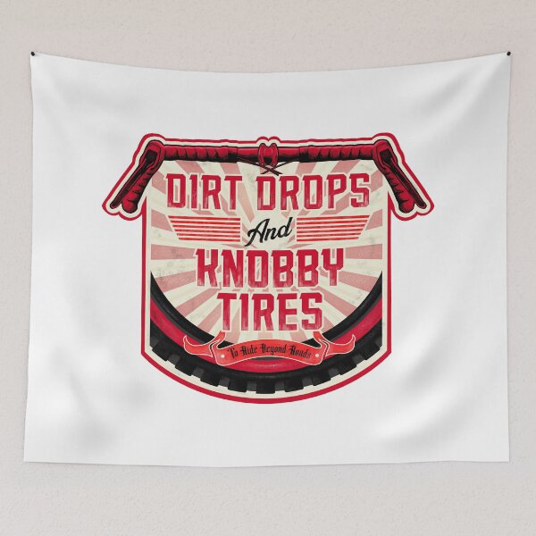 Item preview, Dirt Drops And Knobby Tires Gravel Grinder designed and sold by introversation.
