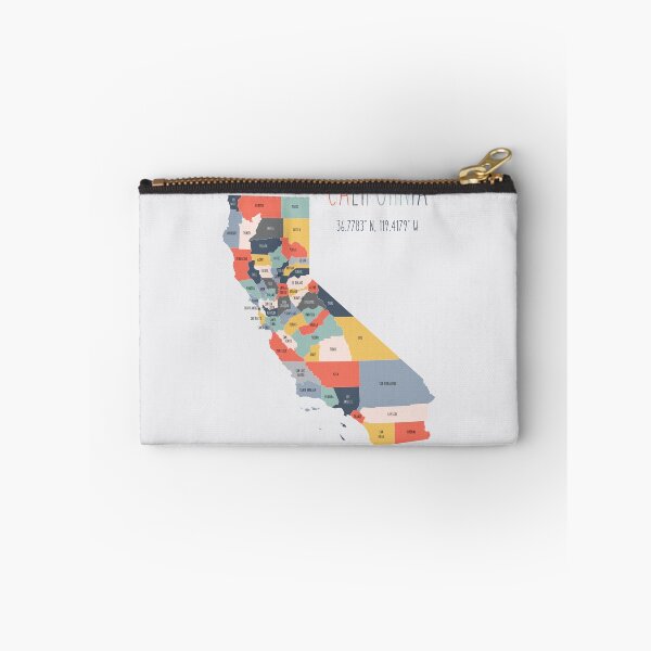 Item preview, California State Map designed and sold by UrbanEpiphany.