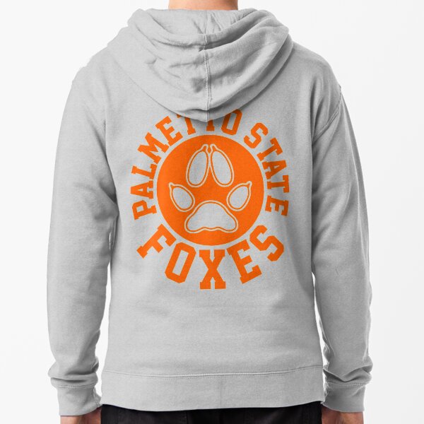 palmetto state circle crest orange Zipped Hoodie