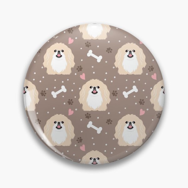 Item preview, Cute Cream Pekingese Peke designed and sold by Lulupainting.