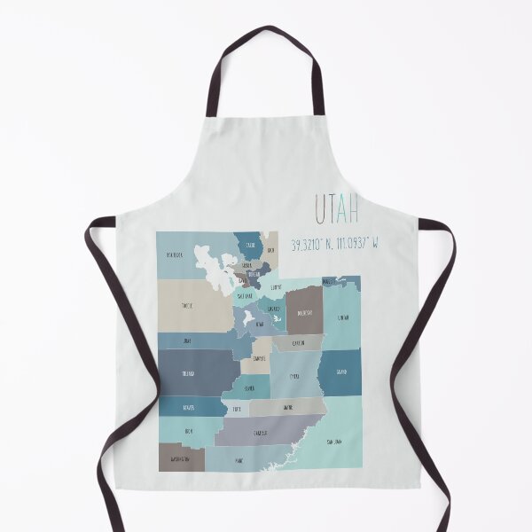 Item preview, Utah State Map designed and sold by UrbanEpiphany.