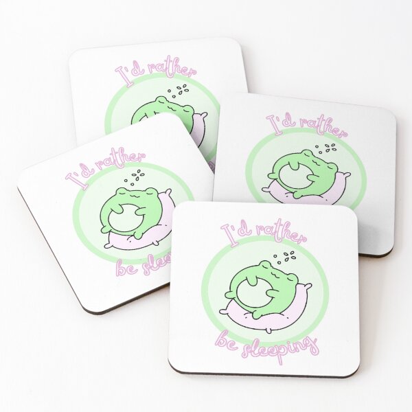 Item preview, I'd rather be sleeping Frog - Cute, Funny, for people who love sleep designed and sold by Teetee94.