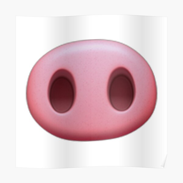 pig-nose-emoji-poster-for-sale-by-popular-gifts-redbubble